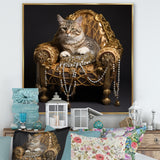 Gangster Glam Cool Cat - Cat Bedroom Wall Art