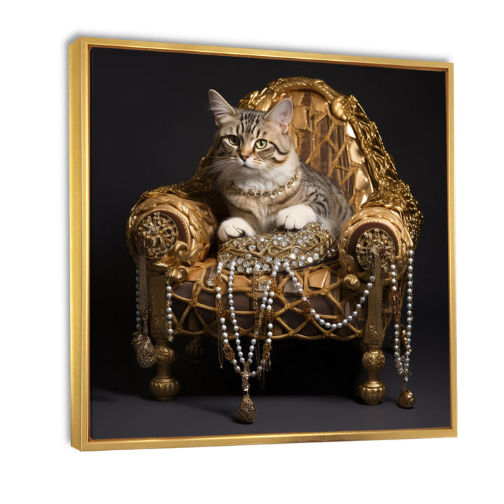 Gangster Glam Cool Cat - Cat Bedroom Wall Art
