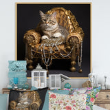 Gangster Glam Cool Cat - Cat Bedroom Wall Art