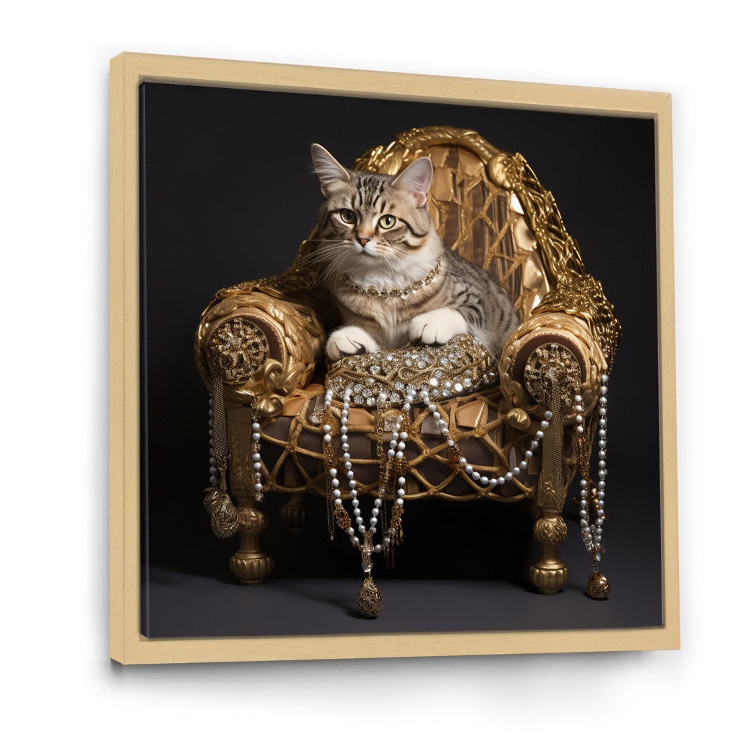 Gangster Glam Cool Cat - Cat Bedroom Wall Art