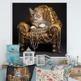 Gangster Glam Cool Cat - Cat Bedroom Wall Art