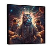 Psychedelic Space Cat - Cat Wall Decor