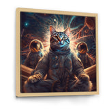 Psychedelic Space Cat - Cat Wall Decor