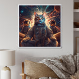 Psychedelic Space Cat - Cat Wall Decor