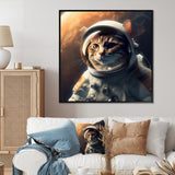 Space Cat Photography - Blue Cat Wall Art