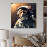 Space Cat Photography - Blue Cat Wall Art