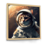 Space Cat Photography - Blue Cat Wall Art