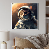 Space Cat Photography - Blue Cat Wall Art