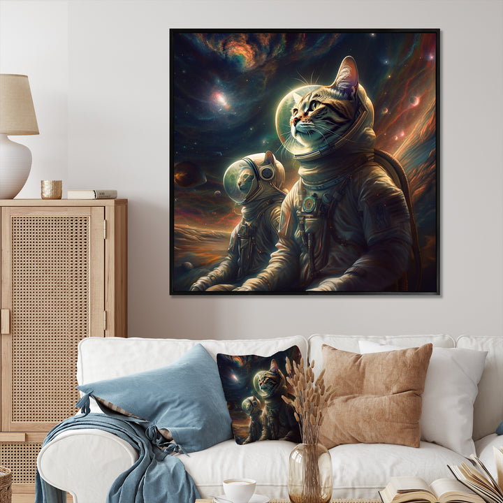 Interstellar Space Cat - Cat Bedroom Wall Art
