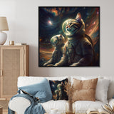 Interstellar Space Cat - Cat Bedroom Wall Art