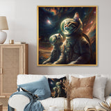 Interstellar Space Cat - Cat Bedroom Wall Art