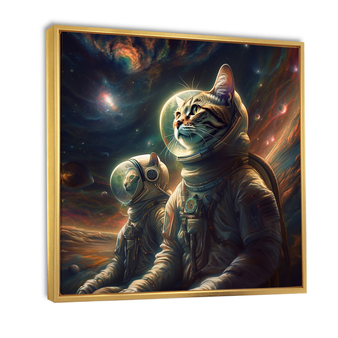 Interstellar Space Cat - Cat Bedroom Wall Art