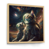 Interstellar Space Cat - Cat Bedroom Wall Art