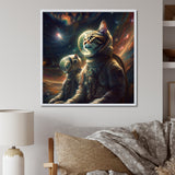 Interstellar Space Cat - Cat Bedroom Wall Art