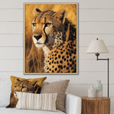 Majestic Cheetah In Savanna Plains - Cheetah Wall Decor