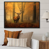 Majestic Deer In Forest Nature Photography - Deer Wall Art Prints