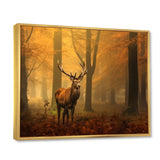Majestic Deer In Forest Nature Photography - Deer Wall Art Prints