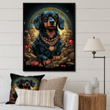Gangster Dachshund - Dog Daschund Wall Decor