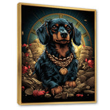 Gangster Dachshund - Dog Daschund Wall Decor