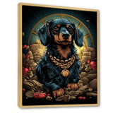 Gangster Dachshund - Dog Daschund Wall Decor