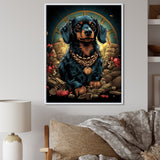 Gangster Dachshund - Dog Daschund Wall Decor