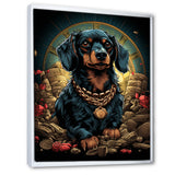 Gangster Dachshund - Dog Daschund Wall Decor