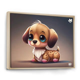 Cute Anime Dachshund - Dog Daschund Wall Art Prints