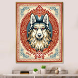 Retro Illustration Of Courteous Dog - Dog Wall Art Prints