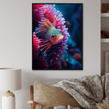 Tropical Red Deep Sea Fish Nature Photography - Fish Home Decor Art