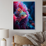 Tropical Red Deep Sea Fish Nature Photography - Fish Home Decor Art