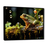 Portrait Of Green Frog Nature Photography - Frog Bedroom Wall Art