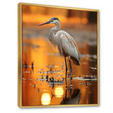 Portrait Of White Heron Wildlife Photography - Heron Wall Decor
