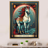 White Red Majestic Horse - Horse Canvas Wall Art