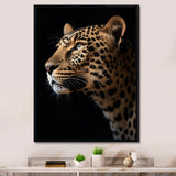 Stunning Portrait Of Leopard Wildlife - Leopard Living Room Wall Art