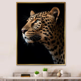 Stunning Portrait Of Leopard Wildlife - Leopard Living Room Wall Art