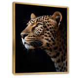 Stunning Portrait Of Leopard Wildlife - Leopard Living Room Wall Art