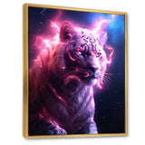 Pink Lightening Wild Tiger - Lion Wall Decor