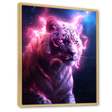 Pink Lightening Wild Tiger - Lion Wall Decor