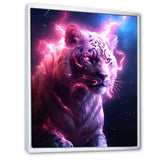Pink Lightening Wild Tiger - Lion Wall Decor