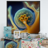 Macro Photography Of Marine Cells - Marine Animals Bedroom Wall Art