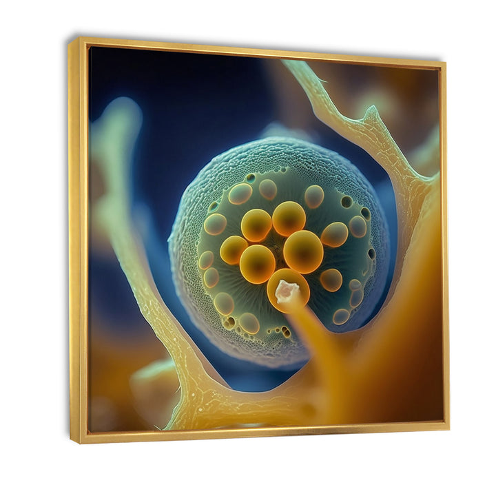 Macro Photography Of Marine Cells - Marine Animals Bedroom Wall Art