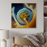 Macro Photography Of Marine Cells - Marine Animals Bedroom Wall Art