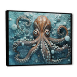Portrait Of Mystical Octopus Painting - Octopus Wall Art Prints