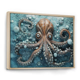 Portrait Of Mystical Octopus Painting - Octopus Wall Art Prints