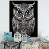 Wisdom Of The White Owl - White Owl Wall Art