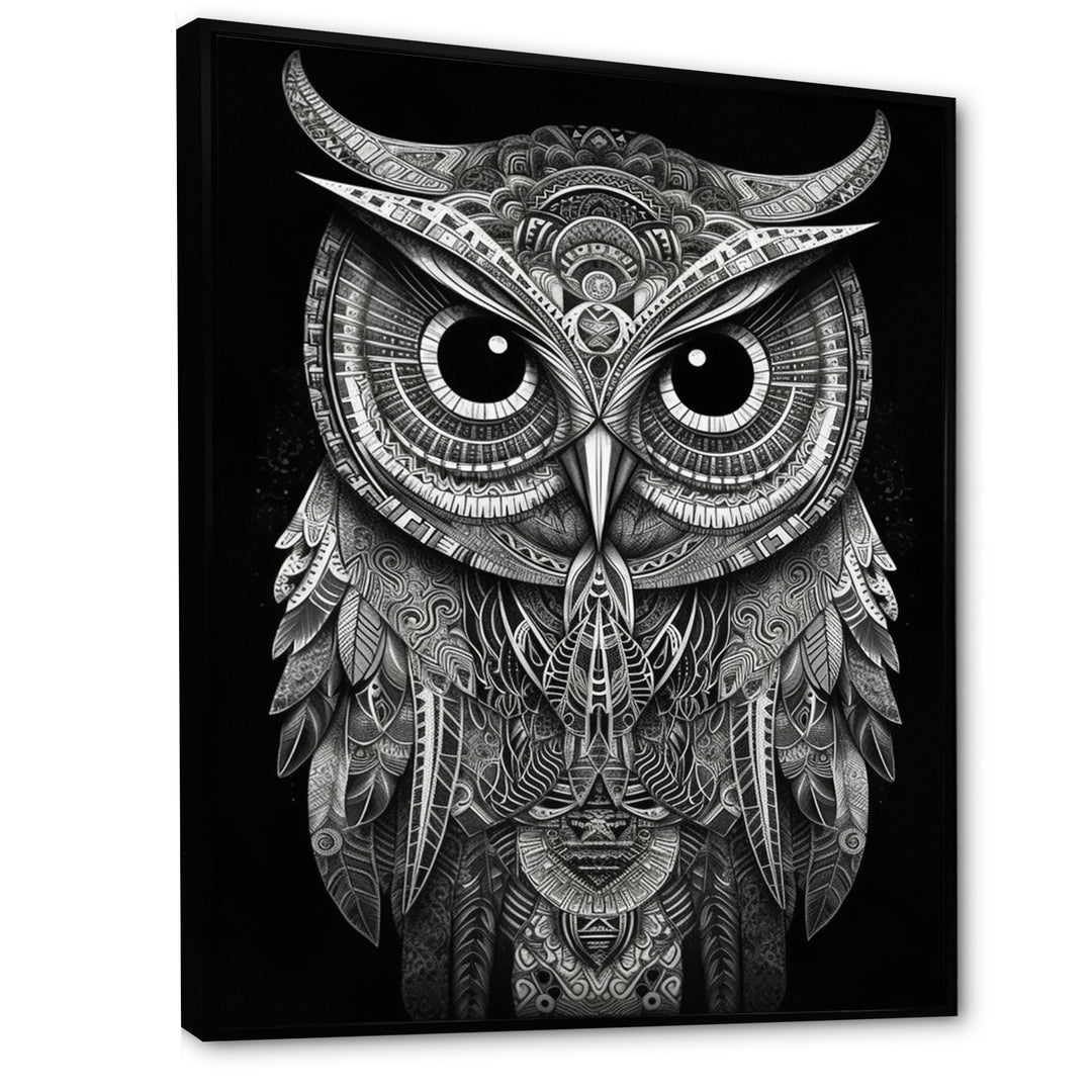 Wisdom Of The White Owl - White Owl Wall Art