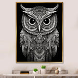 Wisdom Of The White Owl - White Owl Wall Art