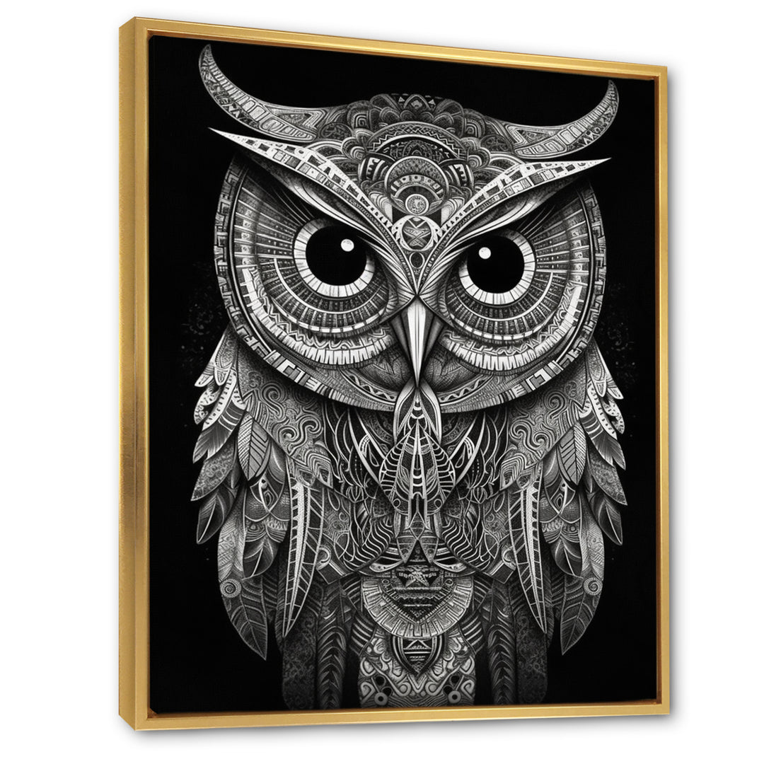 Wisdom Of The White Owl - White Owl Wall Art