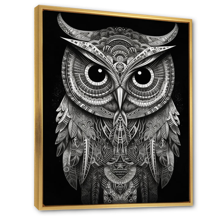 Wisdom Of The White Owl - White Owl Wall Art