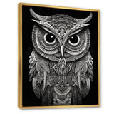 Wisdom Of The White Owl - White Owl Wall Art